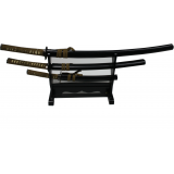 Katana samuraizwaard houder - 3 zwaarden liggend - standaard